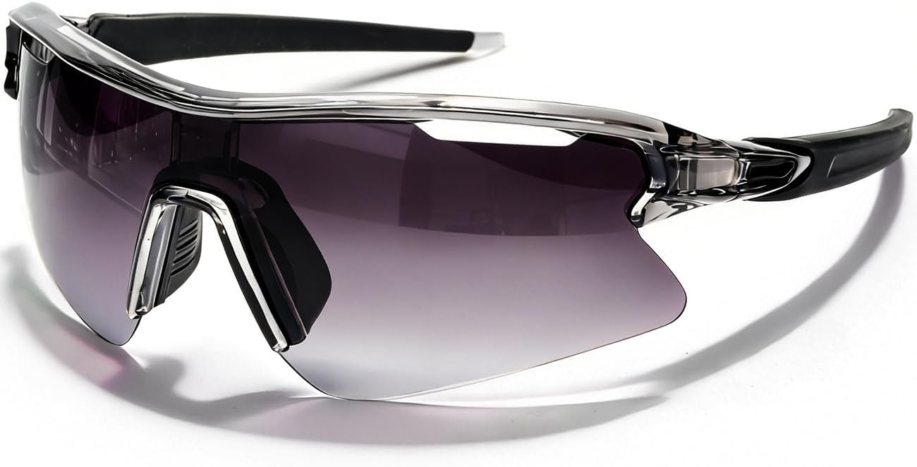 Поляризованные спортивные солнцезащитные очки для мужчин, женщин и молодежи, защита UV400, идеально подходят для езды на велосипеде, бейсбола, рыбалки, гольфа и бега SEKKAF, Grey-gradient C
Поляризованные спортивные солнцезащитные очки для мужчин, женщин и молодежи, защита UV400, идеально подходят для езды на велосипеде, бейсбола, рыбалки, гольфа и бега SEKKAF, Grey-gradient C