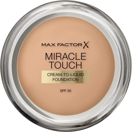 Max Factor Тональная основа Miracle Touch с SPF 30 и гиалуроновой кислотой 60 Sand
Max Factor Тональная основа Miracle Touch с SPF 30 и гиалуроновой кислотой 60 Sand