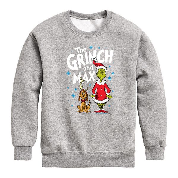 Детская флисовая толстовка Dr Seuss & Max Crew Grinch, Athletic Heather
Детская флисовая толстовка Dr Seuss & Max Crew Grinch, Athletic Heather