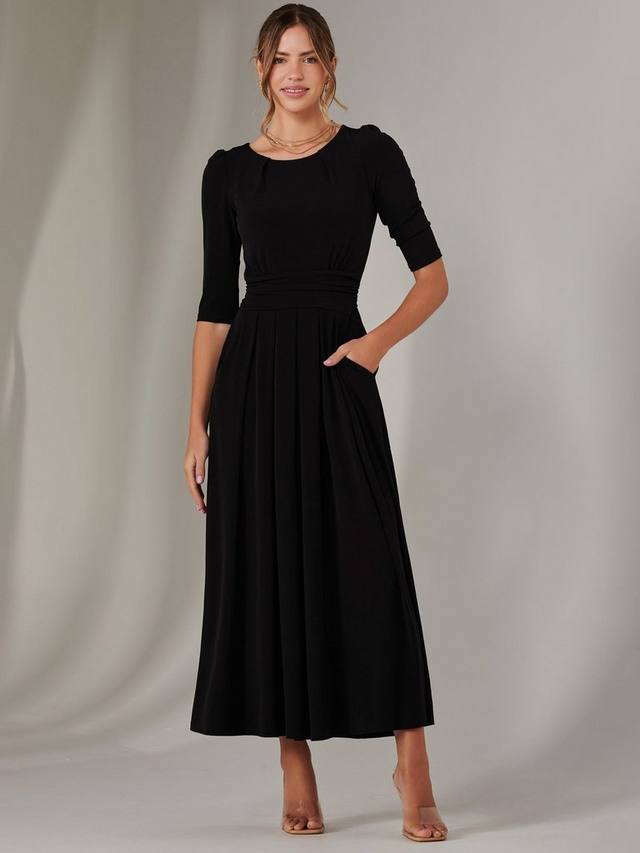 Простое трикотажное платье enya Jolie Moi, черный
Простое трикотажное платье enya Jolie Moi, черный