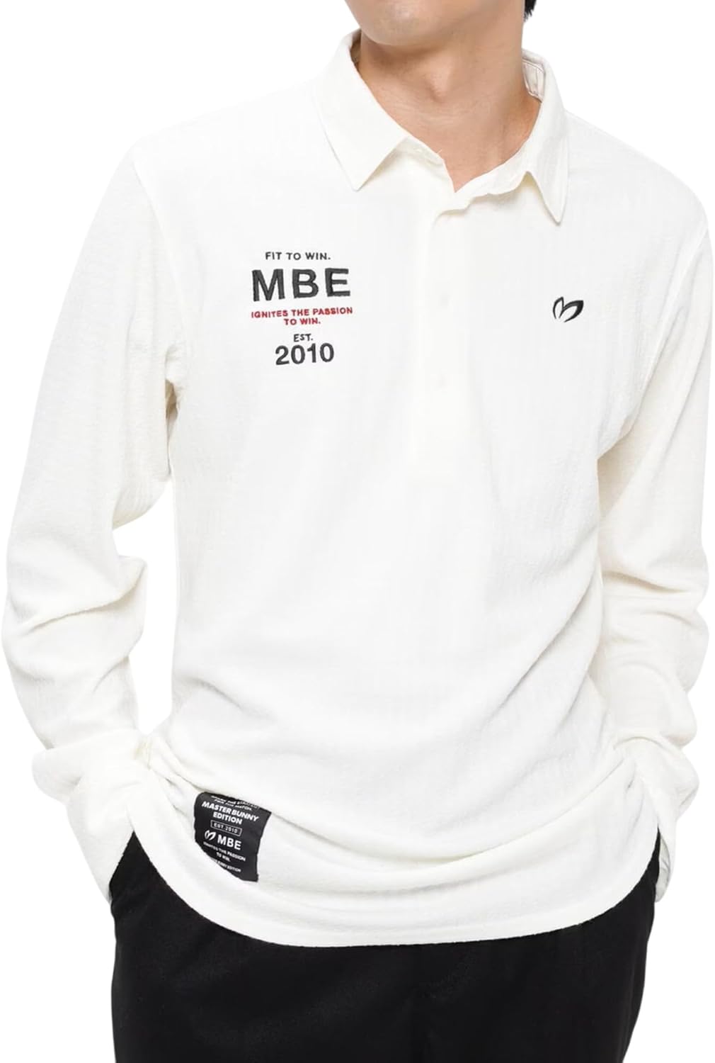 Мужская рубашка-поло с длинным рукавом Master Bunny Edition (узор «гусиная лапка») / для гольфа / 758-4261101, белый
Мужская рубашка-поло с длинным рукавом Master Bunny Edition (узор «гусиная лапка») / для гольфа / 758-4261101, белый