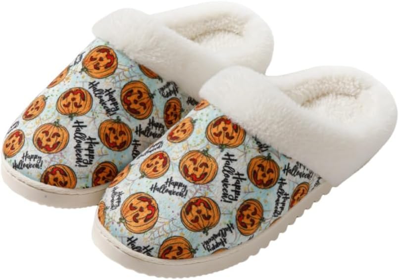 Женские мужские теплые плюшевые тапочки Edobao Домашняя обувь из пены с эффектом памяти и ошейником из искусственного меха, Halloween Patterns 3
Женские мужские теплые плюшевые тапочки Edobao Домашняя обувь из пены с эффектом памяти и ошейником из искусственного меха, Halloween Patterns 3