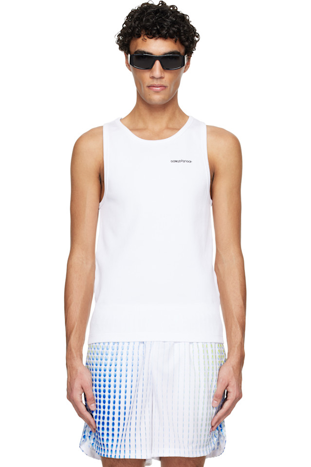 Ребристый топ Casablanca, белый
Ребристый топ Casablanca, белый