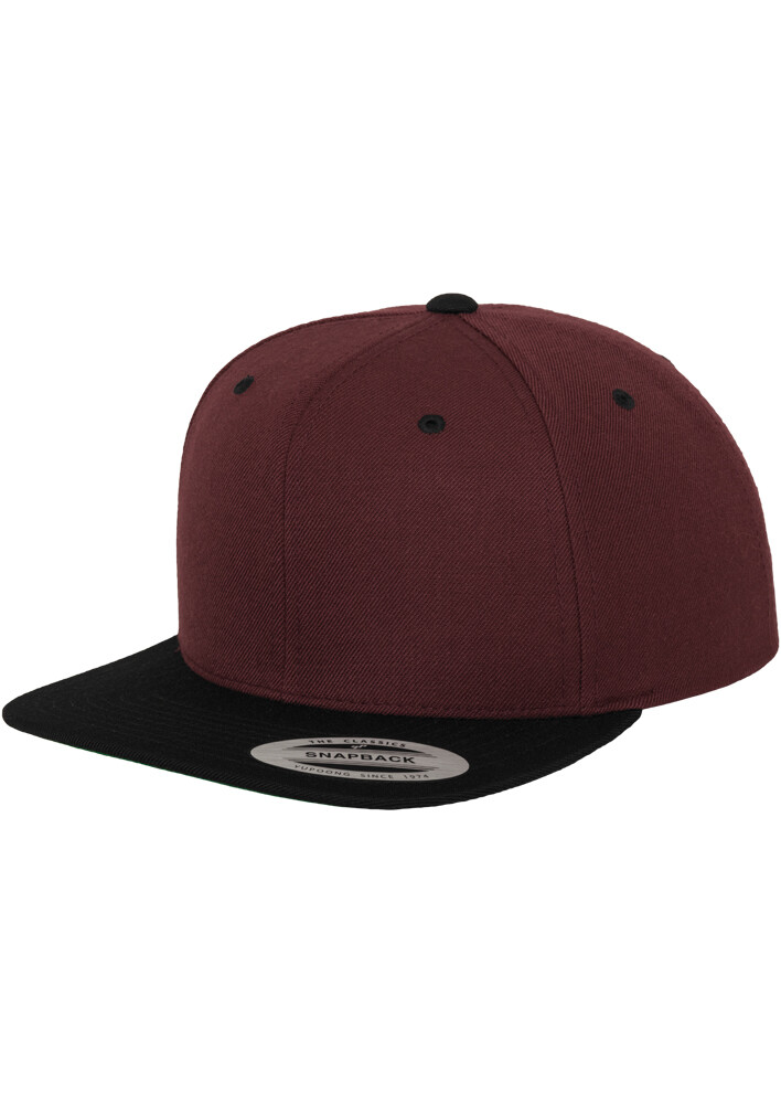 Бейсболка Flexfit Snapback, цвет maroon/blk 
Бейсболка Flexfit Snapback, цвет maroon/blk