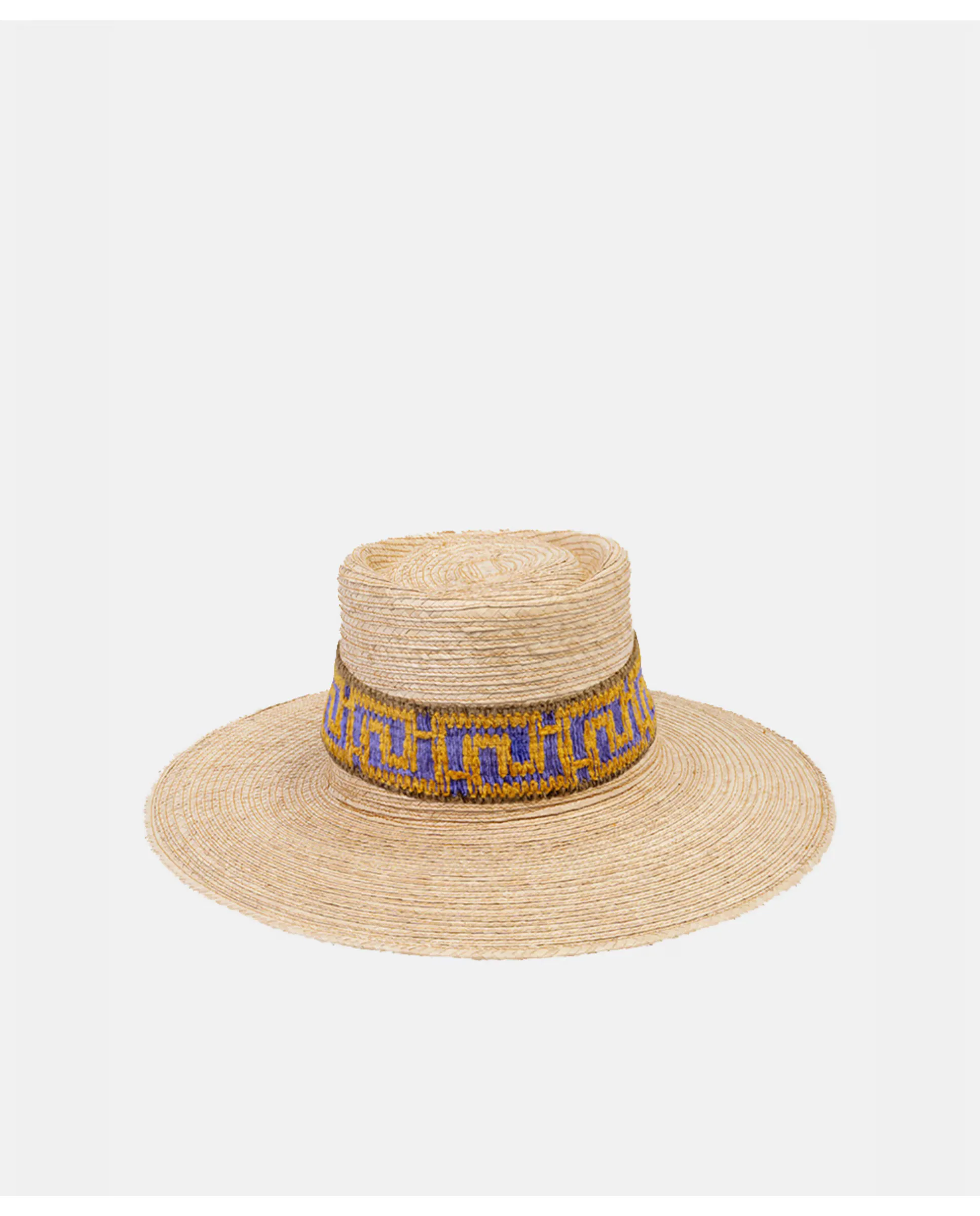 Шляпа с пальмовым соломенным волокном La Mansa, лиловый
Шляпа с пальмовым соломенным волокном La Mansa, лиловый