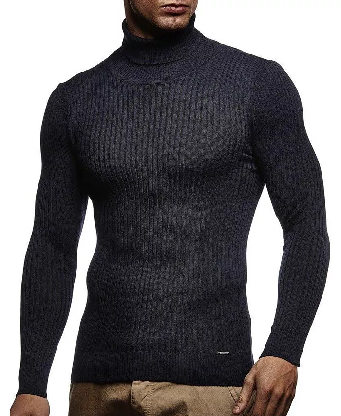 Мужской водолазный свитер приталенный с воротником-поло | Длинный свитер с высоким воротником для мужчин Leif Nelson, синий
Мужской водолазный свитер приталенный с воротником-поло | Длинный свитер с высоким воротником для мужчин Leif Nelson, синий