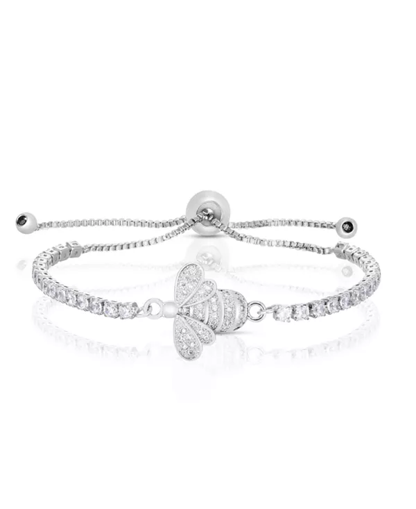 Регулируемый браслет-боло с кубическим цирконием в форме пчелы, посеребренный Macy'S, silver, Серебристый, Регулируемый браслет-боло с кубическим цирконием в форме пчелы, посеребренный Macy'S, silver
Регулируемый браслет-боло с кубическим цирконием в форме пчелы, посеребренный Macy'S, silver, Серебристый, Регулируемый браслет-боло с кубическим цирконием в форме пчелы, посеребренный Macy'S, silver