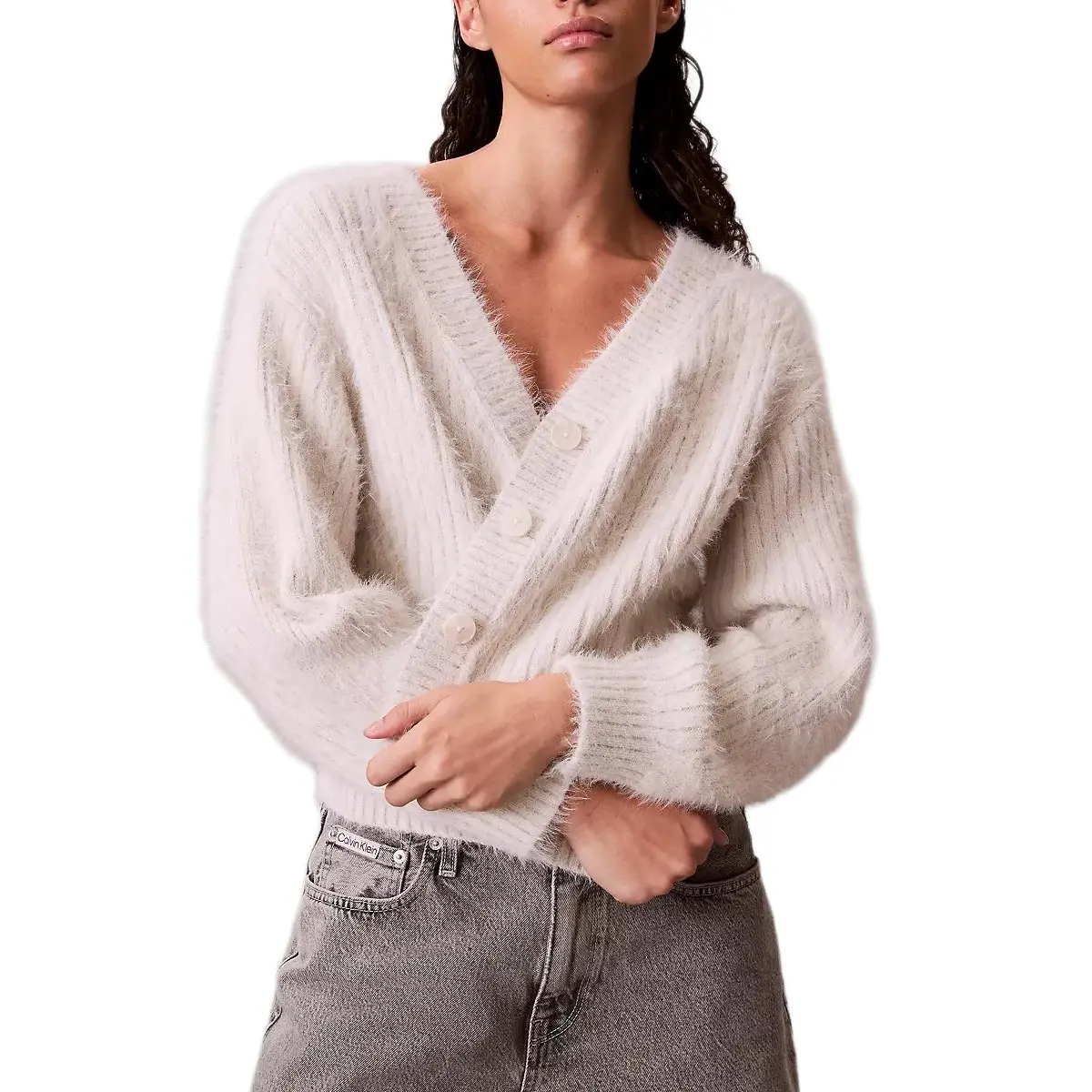 Calvin Klein Трикотаж Women's Ecru V-образный вырез Moderate
Calvin Klein Трикотаж Women's Ecru V-образный вырез Moderate