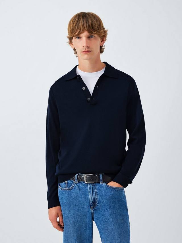 Поло из мериносовой шерсти John Lewis, Sky Captain
Поло из мериносовой шерсти John Lewis, Sky Captain