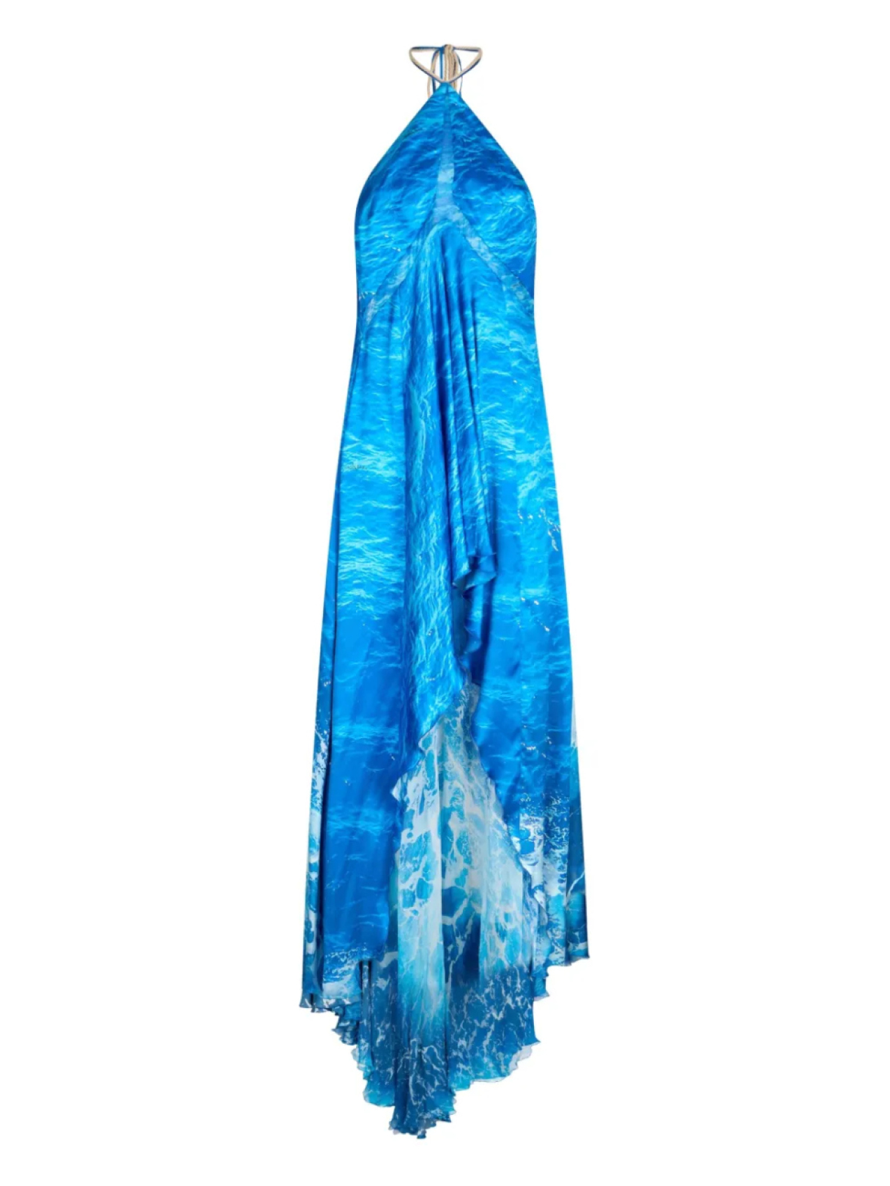 Платье с абстрактным принтом Roberto Cavalli, синий
Платье с абстрактным принтом Roberto Cavalli, синий