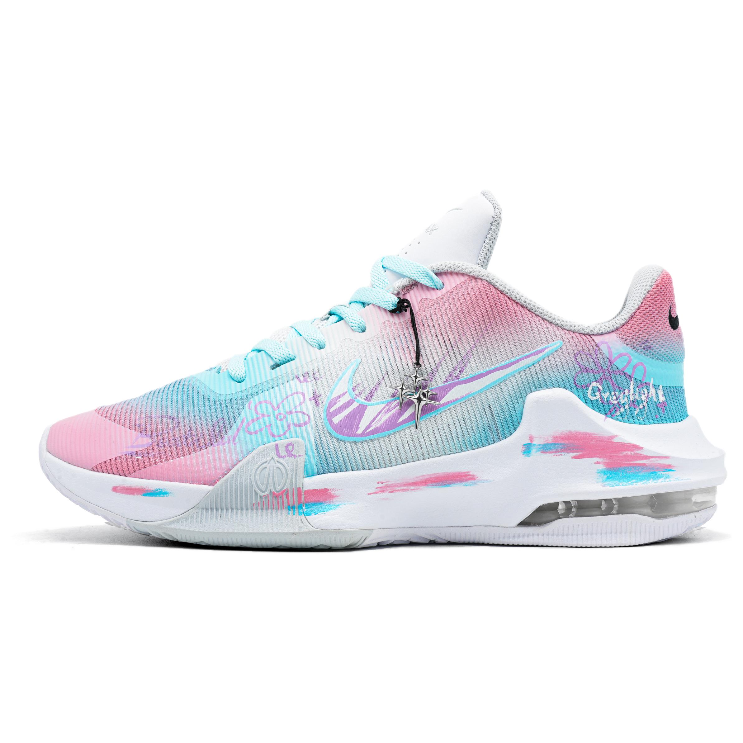 Nike Кроссовки баскетбольные мужские Air Max Impact 4 Dreamy Showdown низкие, амортизация, износостойкие, розовые и синие
Nike Кроссовки баскетбольные мужские Air Max Impact 4 Dreamy Showdown низкие, амортизация, износостойкие, розовые и синие