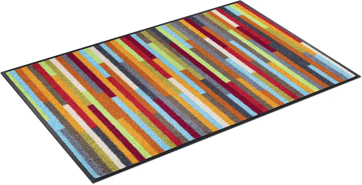 Стирка+сушка коврового покрытия Kleen-Tex "Mikado Stripes", прямоугольной формы, современный дизайн в полоску, нескользящий, можно стирать Wash+dry by Kleen-Tex 60х85 см, цвет bunt
Стирка+сушка коврового покрытия Kleen-Tex "Mikado Stripes", прямоугольной формы, современный дизайн в полоску, нескользящий, можно стирать Wash+dry by Kleen-Tex 60х85 см, цвет bunt