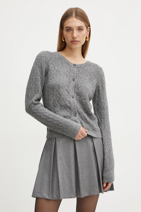 Кардиган с добавлением шерсти Morgan, серый
Кардиган с добавлением шерсти Morgan, серый