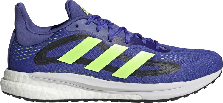 Кроссовки Adidas SolarGlide 4 'Sonic Ink Signal Green', синий
Кроссовки Adidas SolarGlide 4 'Sonic Ink Signal Green', синий