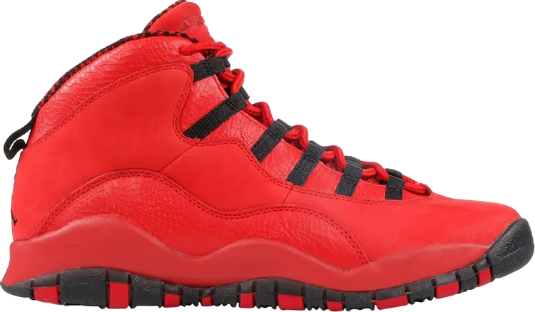 Кроссовки Steve Wiebe x Air Jordan 10 Retro BG, красный 
Кроссовки Steve Wiebe x Air Jordan 10 Retro BG, красный