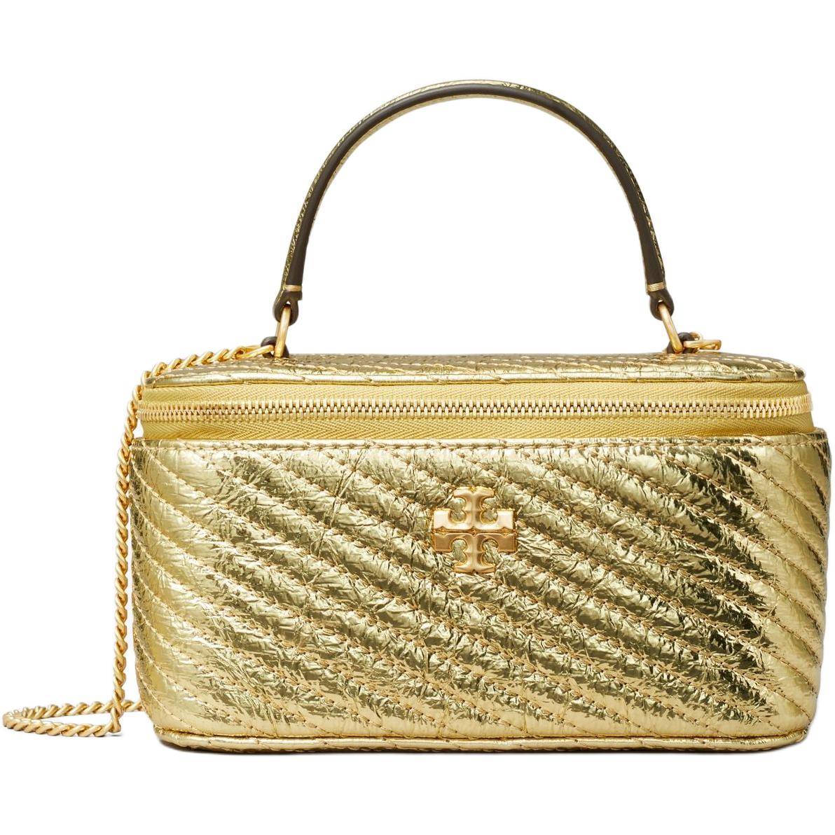 Миниатюрная кожаная сумка-мессенджер Kira для ношения на одном плече, золотистого цвета, женская Tory Burch, basic set (bag+dust bag)
Миниатюрная кожаная сумка-мессенджер Kira для ношения на одном плече, золотистого цвета, женская Tory Burch, basic set (bag+dust bag)