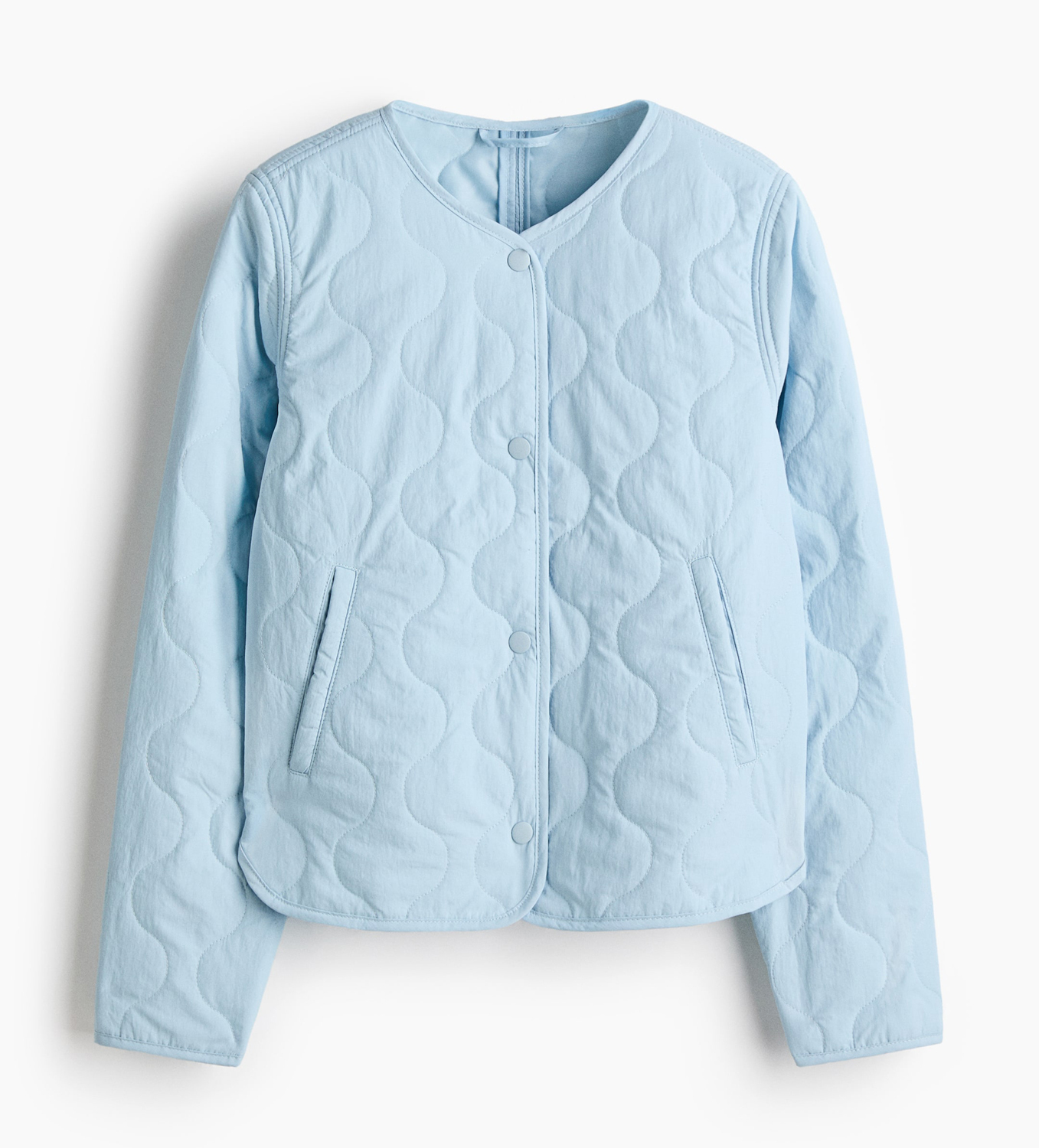 Куртка H&M Quilted Nylon, голубой
Куртка H&M Quilted Nylon, голубой