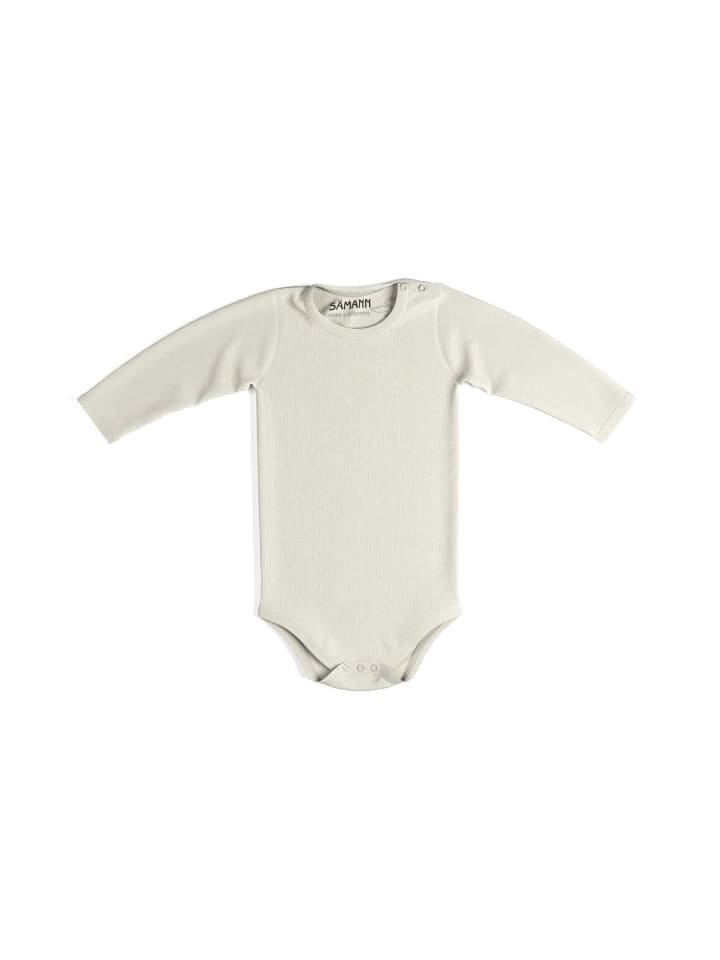 Sämann Детский боди из 100% органического хлопка, застежка на кнопках, длинные рукава, ребристая текстура, цвет «Кокосовое молоко»
Sämann Детский боди из 100% органического хлопка, застежка на кнопках, длинные рукава, ребристая текстура, цвет «Кокосовое молоко»