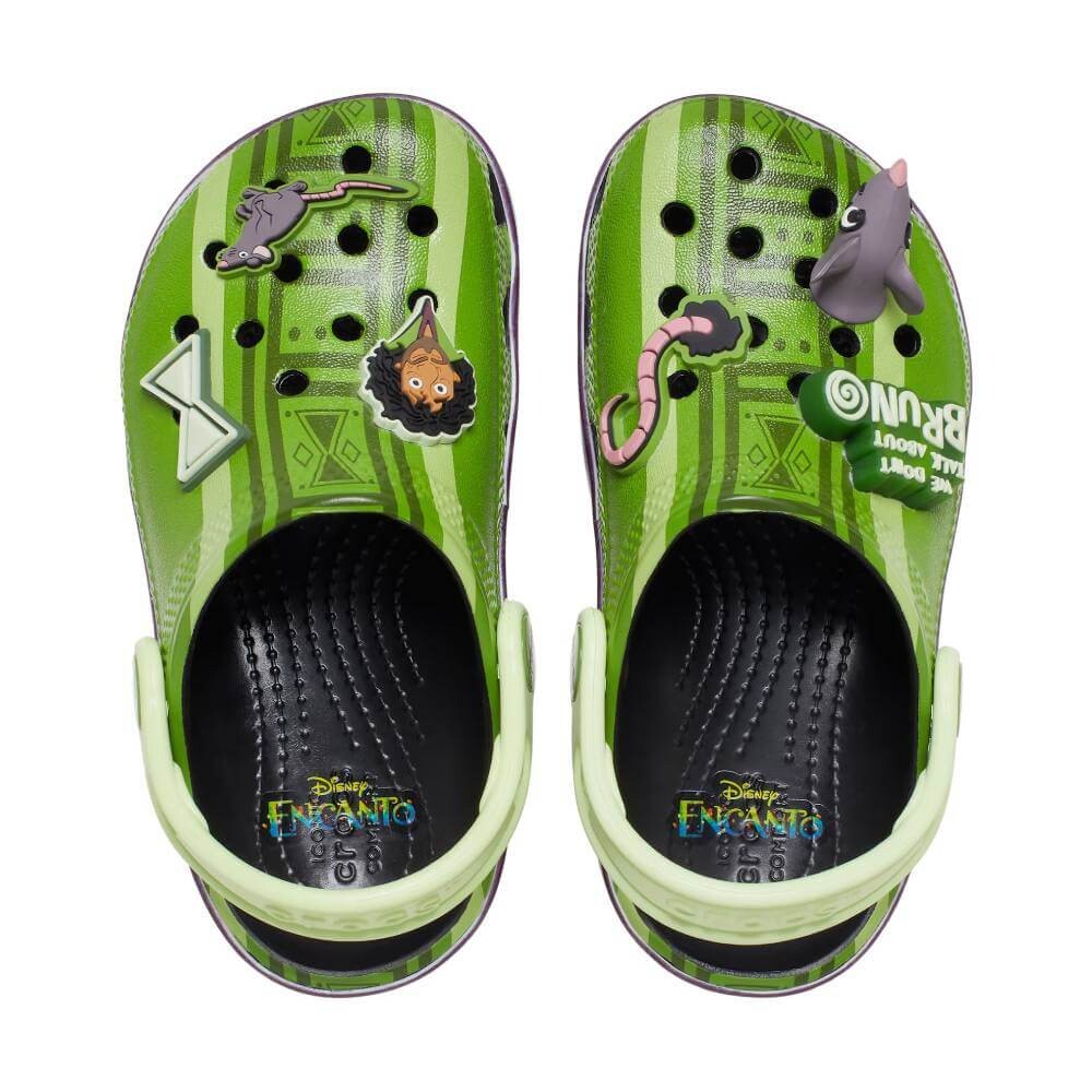 Сабо детские Crocs Encanto Bruno Classic Clog, зеленый/черный
Сабо детские Crocs Encanto Bruno Classic Clog, зеленый/черный