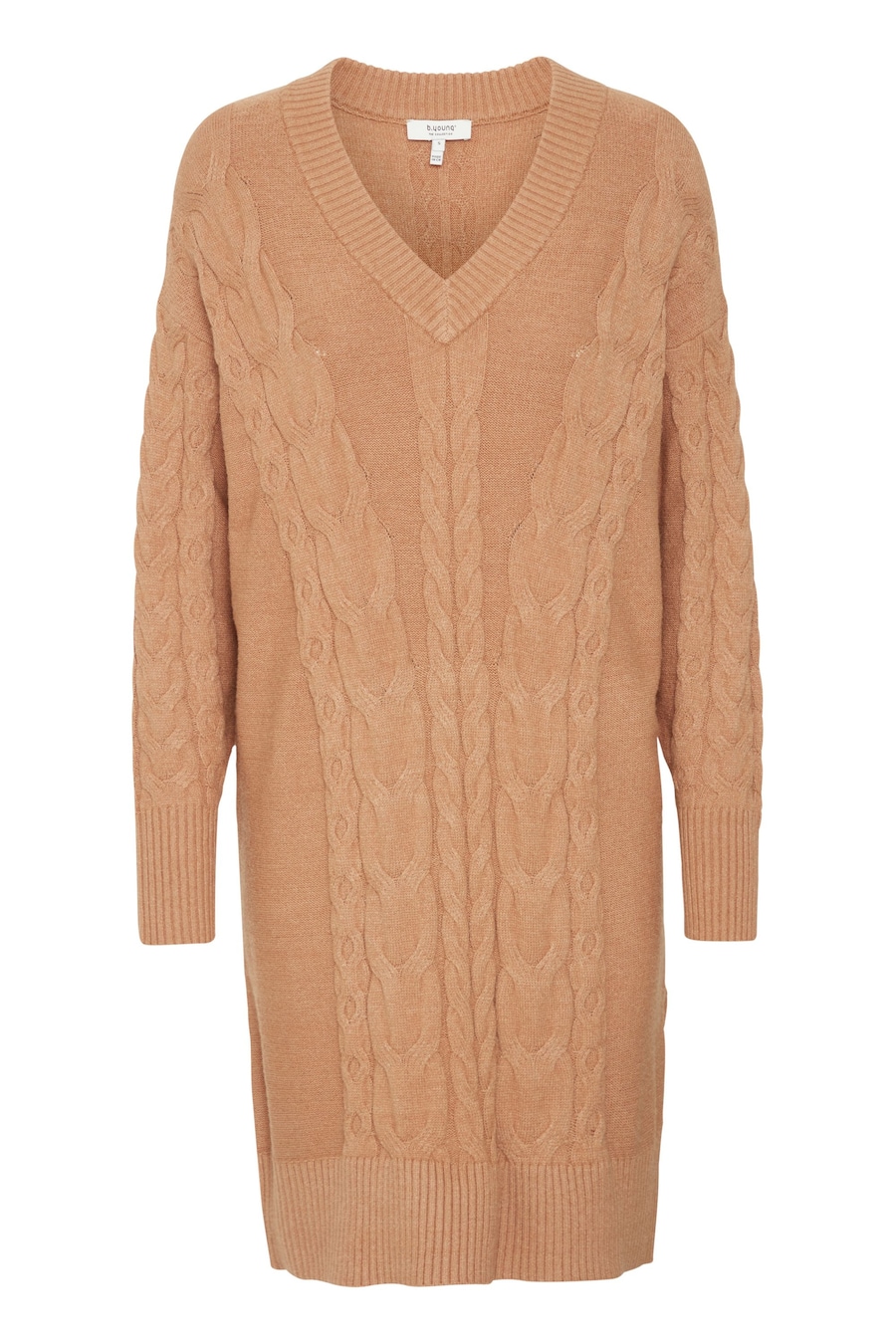 Вязаное платье b.young Milo, светло-коричневый
Вязаное платье b.young Milo, светло-коричневый