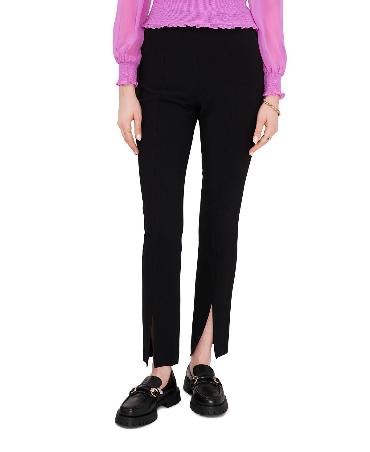 Женские брюки с разрезом спереди 1.STATE, черный
Женские брюки с разрезом спереди 1.STATE, черный