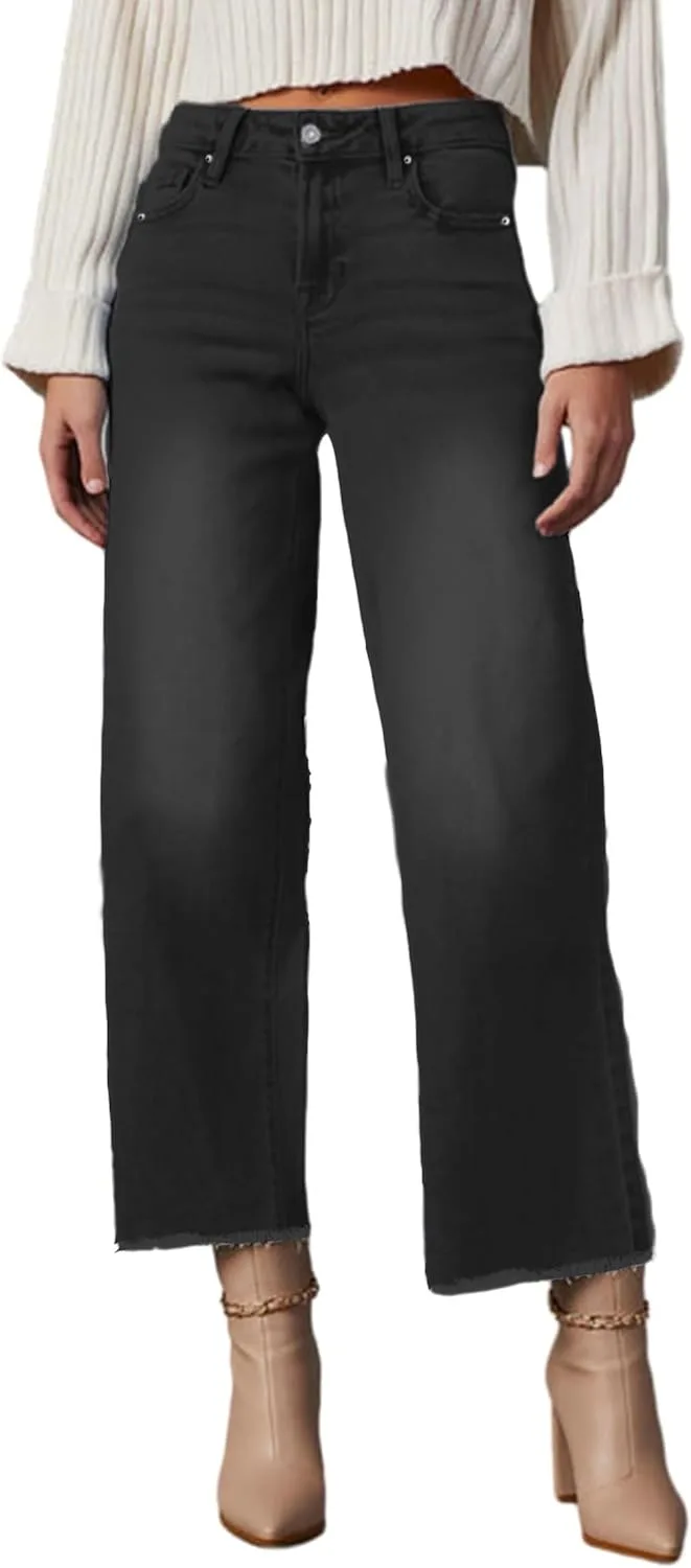 Женские джинсы wide leg high waisted cropped Bbkkuck
Женские джинсы wide leg high waisted cropped Bbkkuck