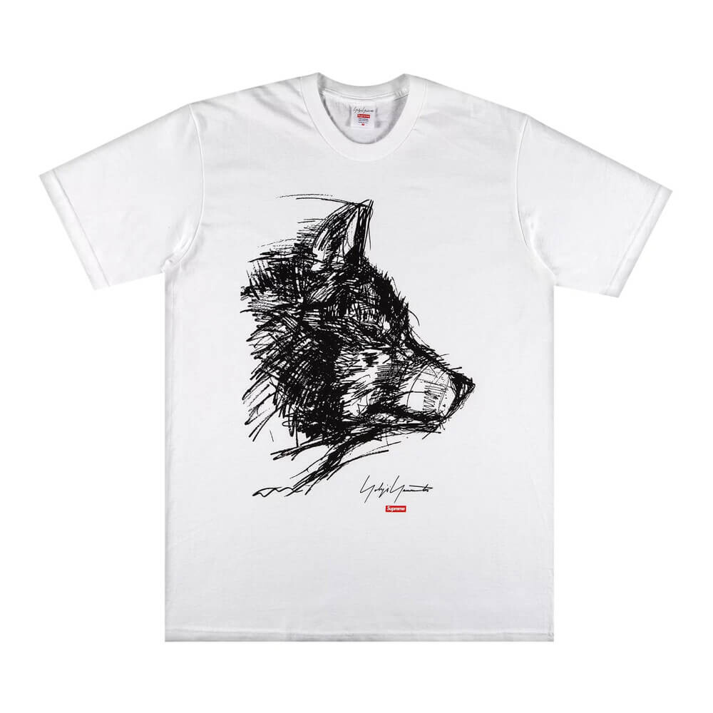 Футболка Supreme x Yohji Yamamoto Scribble Wolf, белый
Футболка Supreme x Yohji Yamamoto Scribble Wolf, белый