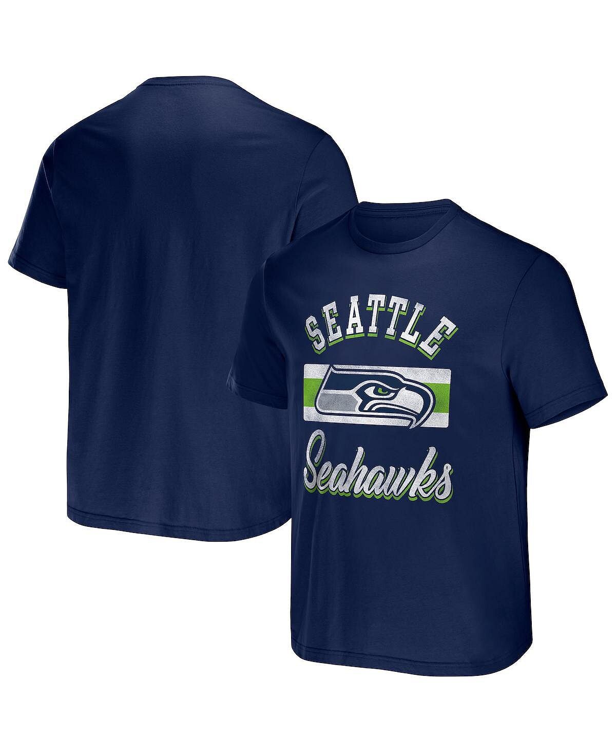Мужская футболка в полоску из коллекции nfl x darius rucker by college navy seattle seahawks Fanatics, синий
Мужская футболка в полоску из коллекции nfl x darius rucker by college navy seattle seahawks Fanatics, синий