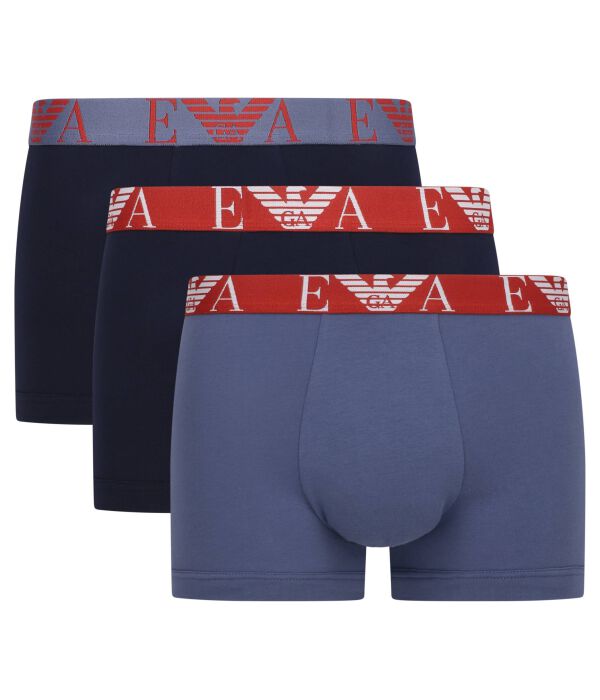 Трусы 3 шт. Emporio Armani, синий
Трусы 3 шт. Emporio Armani, синий
