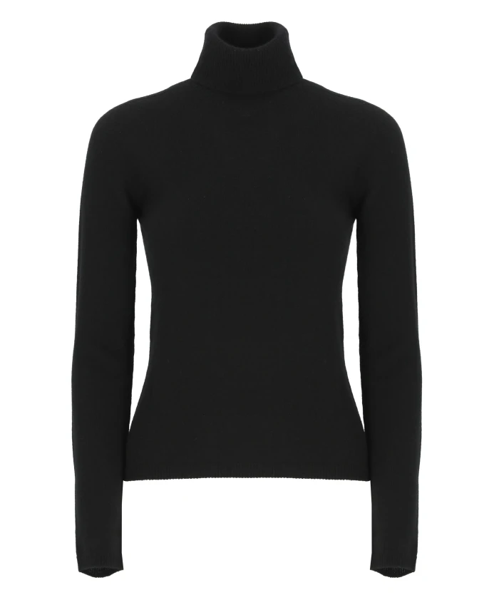 Черный кашемировый свитер, высокий воротник, длинные рукава. Vanisã, черный
Черный кашемировый свитер, высокий воротник, длинные рукава. Vanisã, черный
