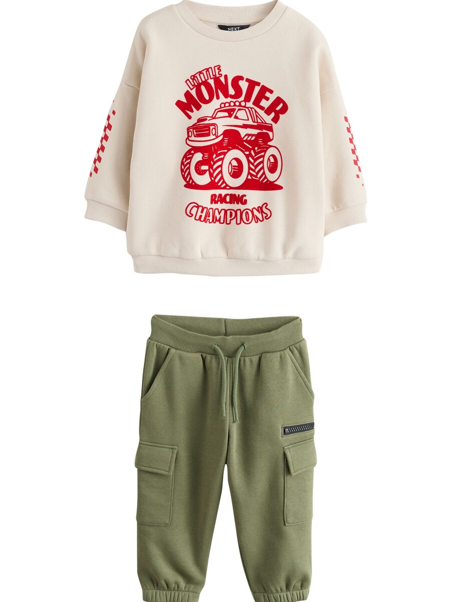 Спортивный костюм Next, цвет Ecru/Olive
Спортивный костюм Next, цвет Ecru/Olive