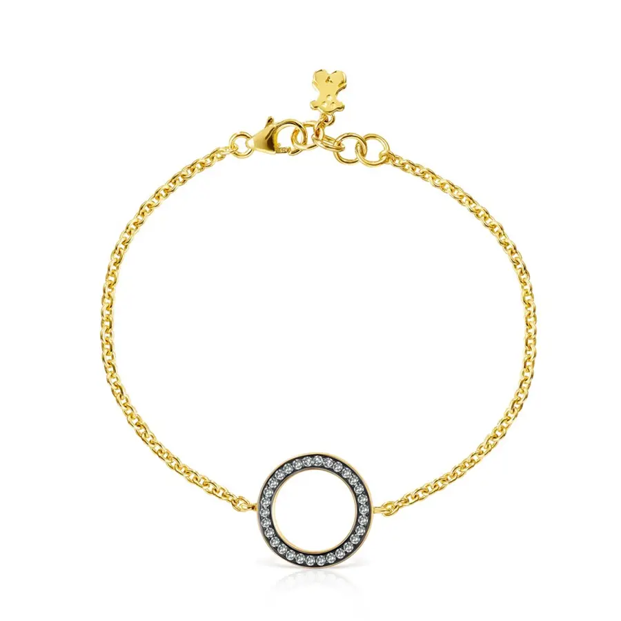 Браслет Tous Nocturne Disc, позолоченное серебро/бриллианты
Браслет Tous Nocturne Disc, позолоченное серебро/бриллианты