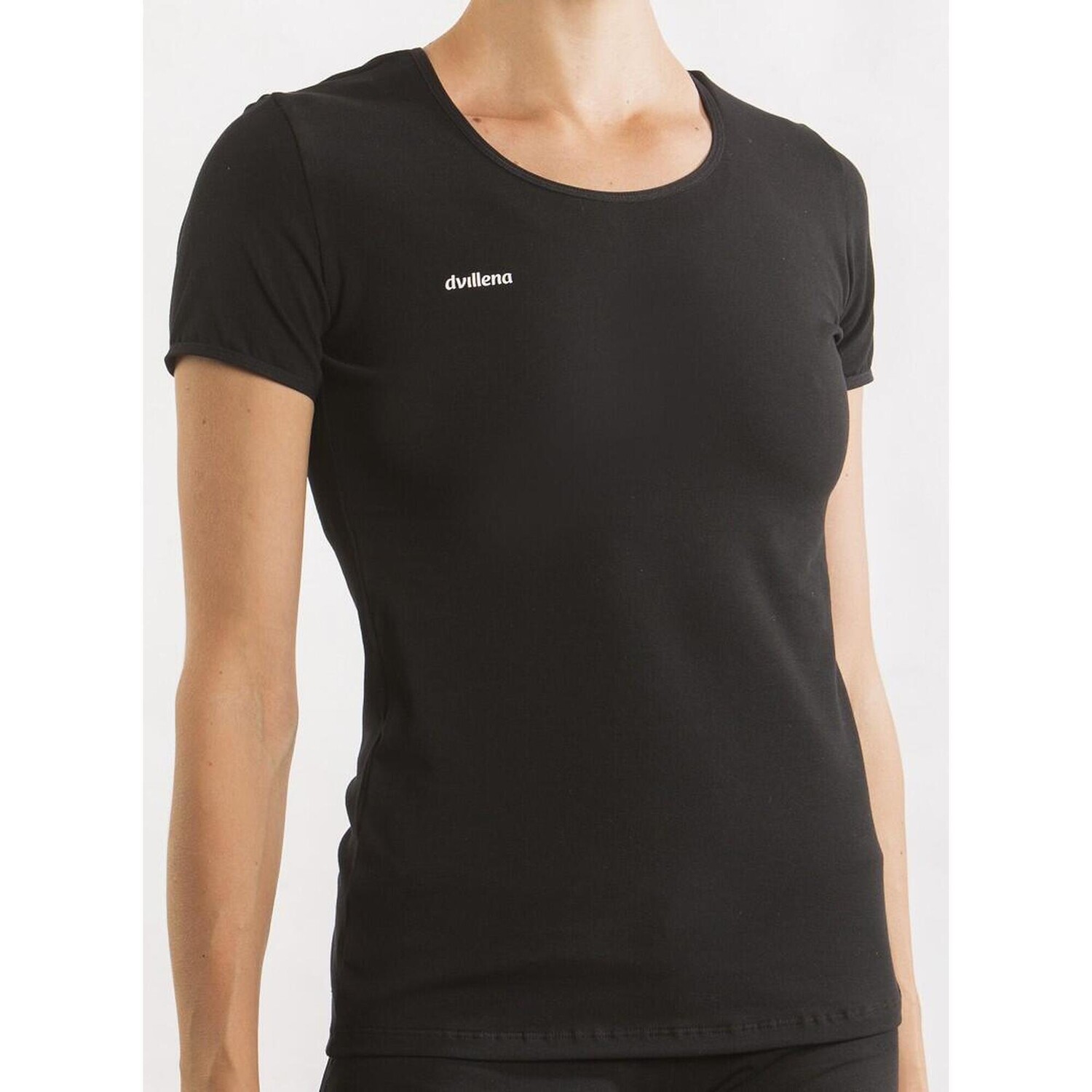 Черная футболка для гимнастики Dvillena с короткими рукавами
Черная футболка для гимнастики Dvillena с короткими рукавами