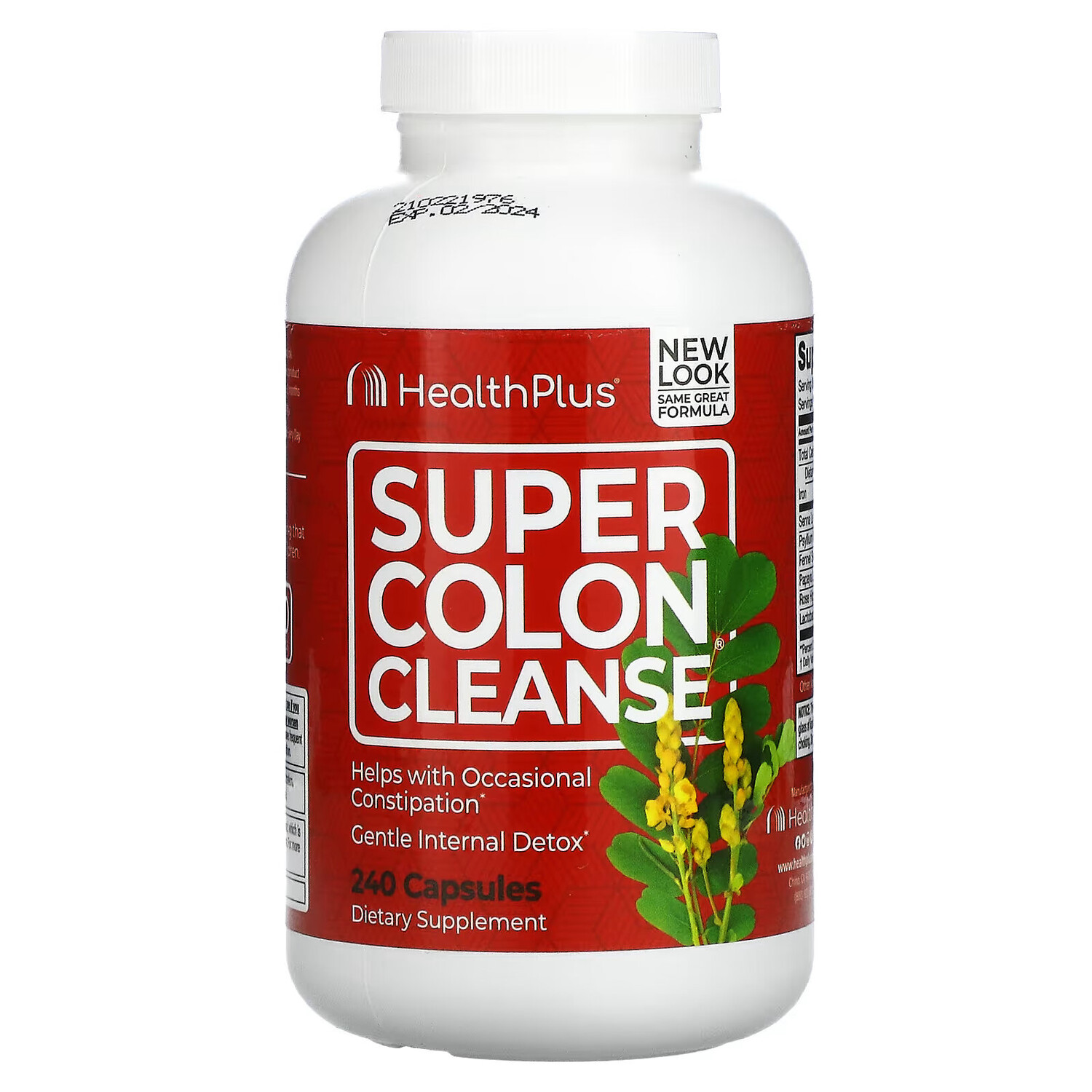 Health Plus, Super Colon Cleanse, превосходное средство для очищения толстой кишки, 240 капсул
Health Plus, Super Colon Cleanse, превосходное средство для очищения толстой кишки, 240 капсул