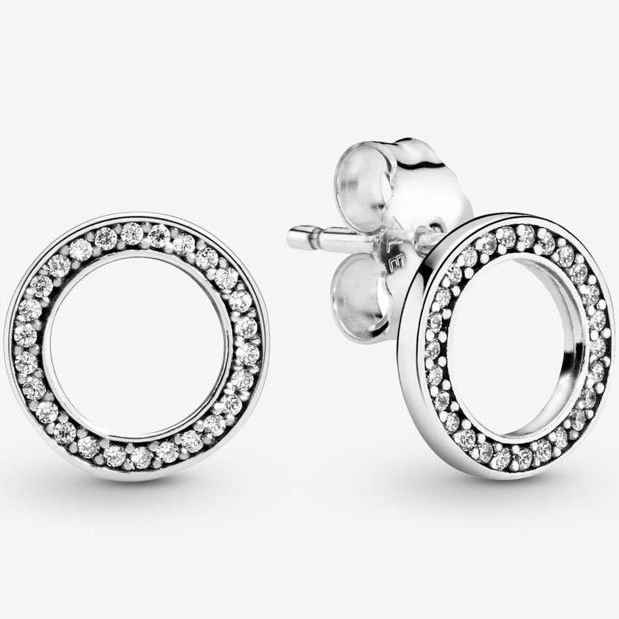 Серьги Pandora Sparkling Circle, серебро
Серьги Pandora Sparkling Circle, серебро