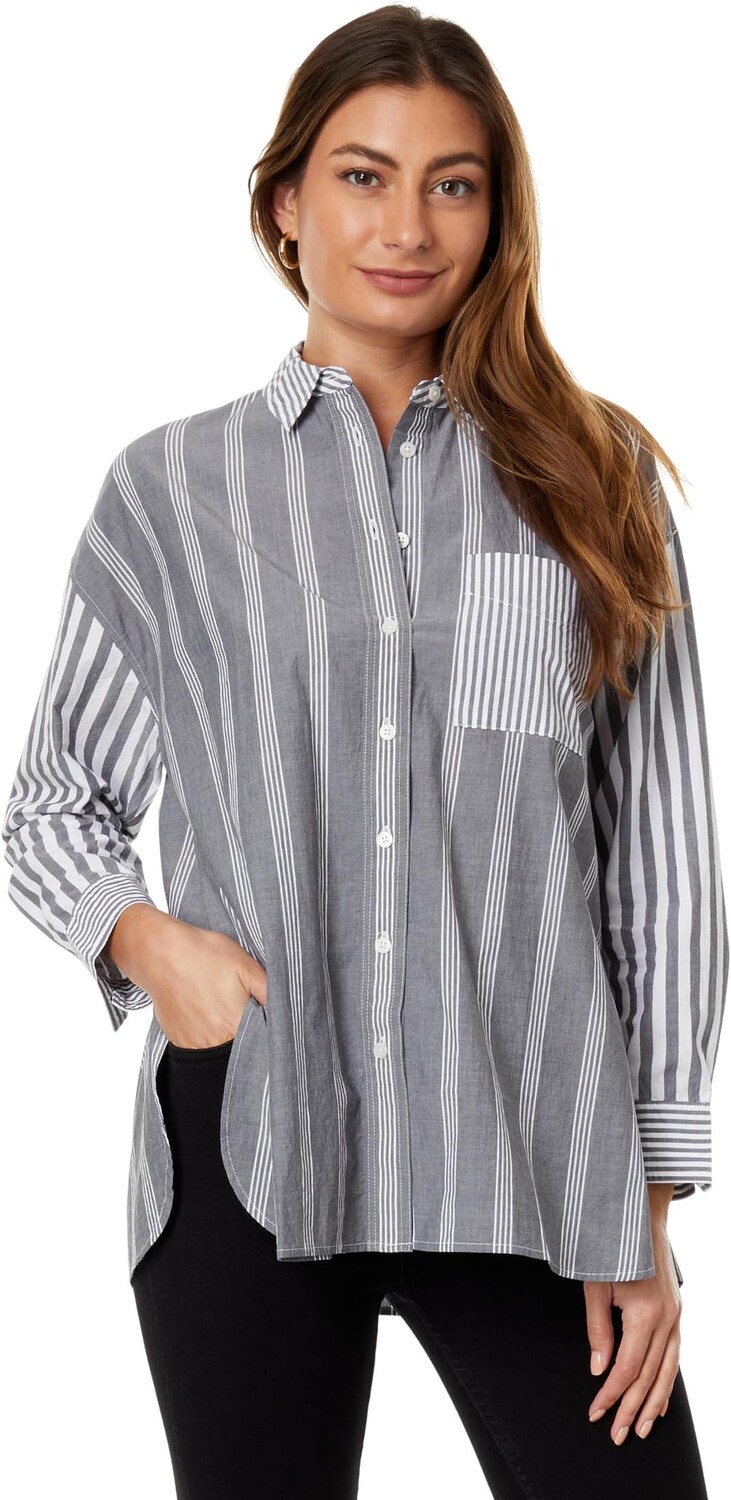 Рубашка Madewell The Signature Poplin Oversized Shirt in Stripe, цвет Bayside Stripe Black Coal
Рубашка Madewell The Signature Poplin Oversized Shirt in Stripe, цвет Bayside Stripe Black Coal