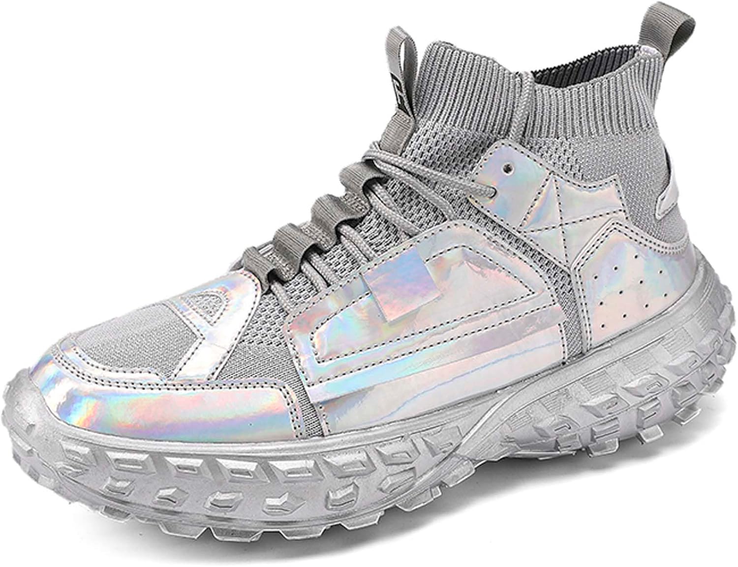 Мужские модные кроссовки DZBAJRQM с толстой подошвой, дышащие, для повседневной ходьбы, высокие спортивные кроссовки с сеткой, увеличивающие рост, для активного отдыха, походов и путешествий, серебро
Мужские модные кроссовки DZBAJRQM с толстой подошвой, дышащие, для повседневной ходьбы, высокие спортивные кроссовки с сеткой, увеличивающие рост, для активного отдыха, походов и путешествий, серебро