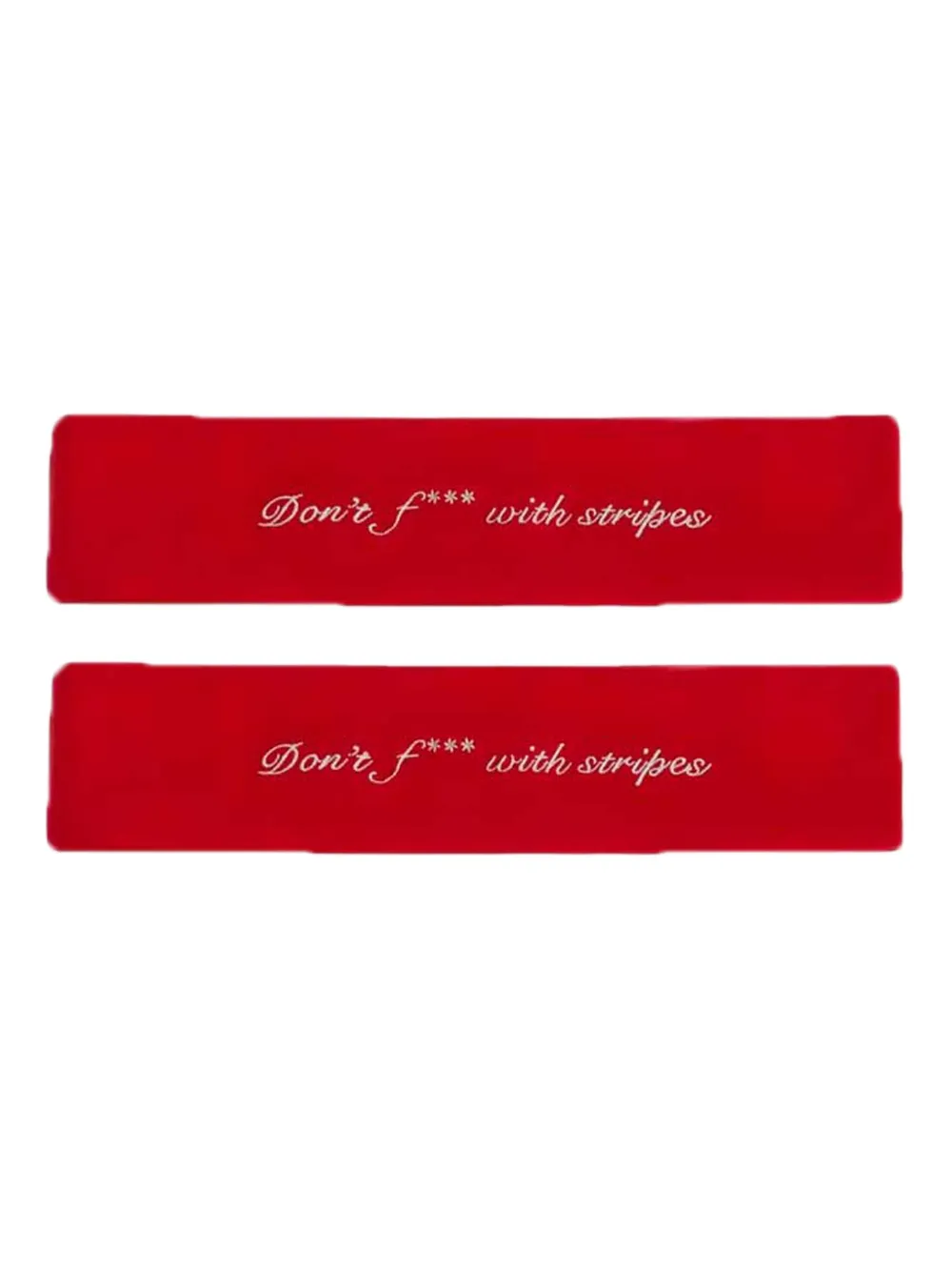 Комплект из двух повязок с вышитым логотипом из коллаборации с Avavav Adidas, красный
Комплект из двух повязок с вышитым логотипом из коллаборации с Avavav Adidas, красный