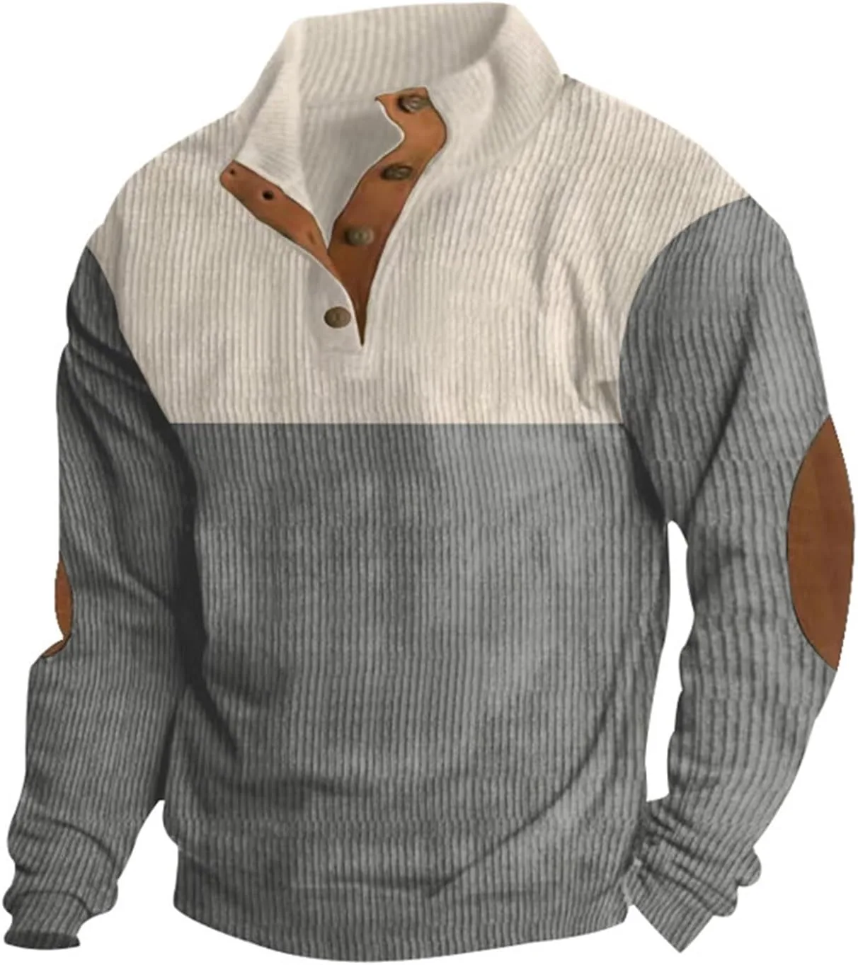 Мужской винтажный вестерн-пуловер из вельвета с отложным воротником на четверной застежке
Мужской винтажный вестерн-пуловер из вельвета с отложным воротником на четверной застежке