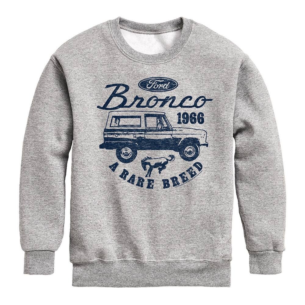 Флисовый свитшот Ford Vintage Bronco Rare Breed для мальчиков 8–20 лет Licensed Character, цвет Athletic Heather 
Флисовый свитшот Ford Vintage Bronco Rare Breed для мальчиков 8–20 лет Licensed Character, цвет Athletic Heather