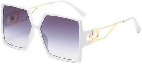 Большие солнцезащитные очки для женщин, градиентные модные солнцезащитные очки для женщин, очки для активного отдыха и путешествий, защита от УФ-излучения UV400 MTZJH, White
Большие солнцезащитные очки для женщин, градиентные модные солнцезащитные очки для женщин, очки для активного отдыха и путешествий, защита от УФ-излучения UV400 MTZJH, White