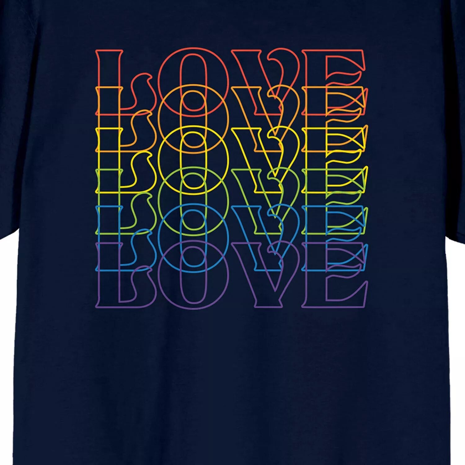 Мужская футболка Pride Love с повторяющимся узором Licensed Character
Мужская футболка Pride Love с повторяющимся узором Licensed Character