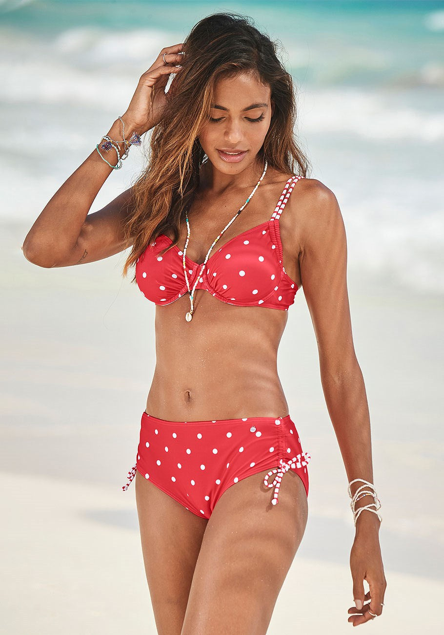 LASCANA Женские Узорчатые Бикини Трусики Средней Посадки, Красный и Белый, Размер 4
LASCANA Женские Узорчатые Бикини Трусики Средней Посадки, Красный и Белый, Размер 4