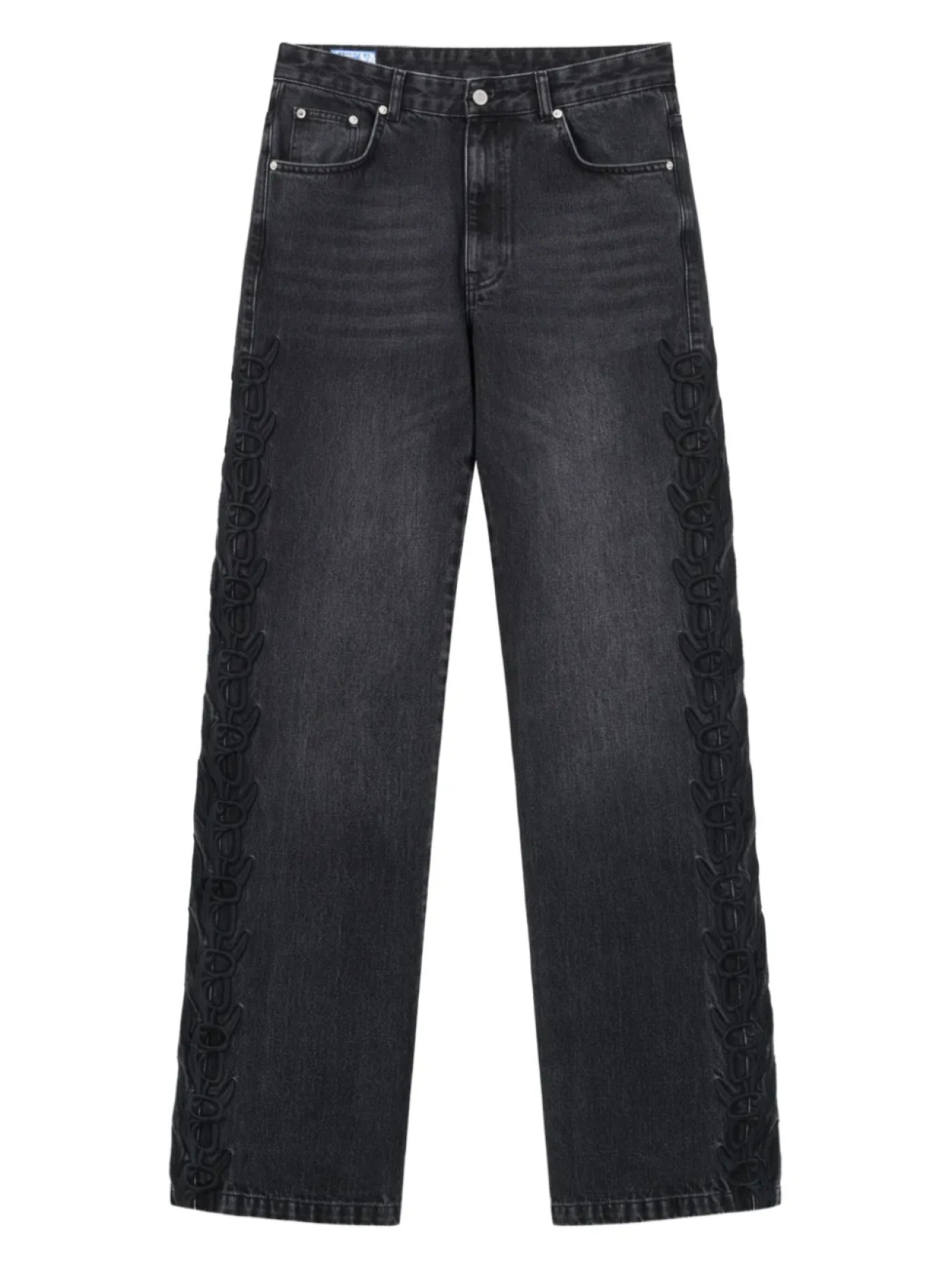 Прямые джинсы с завышенной талией ROUGH., черный
Прямые джинсы с завышенной талией ROUGH., черный