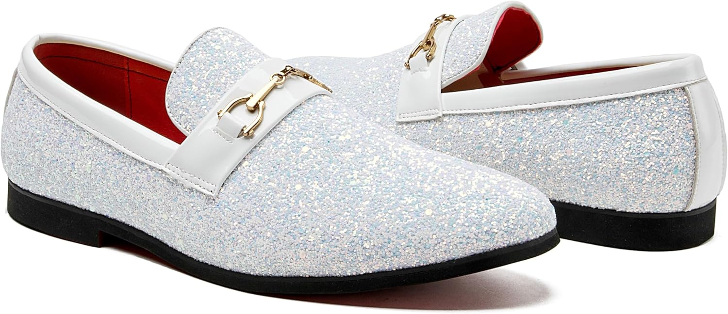 Мужские лоферы с металлической текстурой, на шнуровке, с блестками и пайетками, модная свадебная обувь золотого цвета Yicasxihe
Мужские лоферы с металлической текстурой, на шнуровке, с блестками и пайетками, модная свадебная обувь золотого цвета Yicasxihe