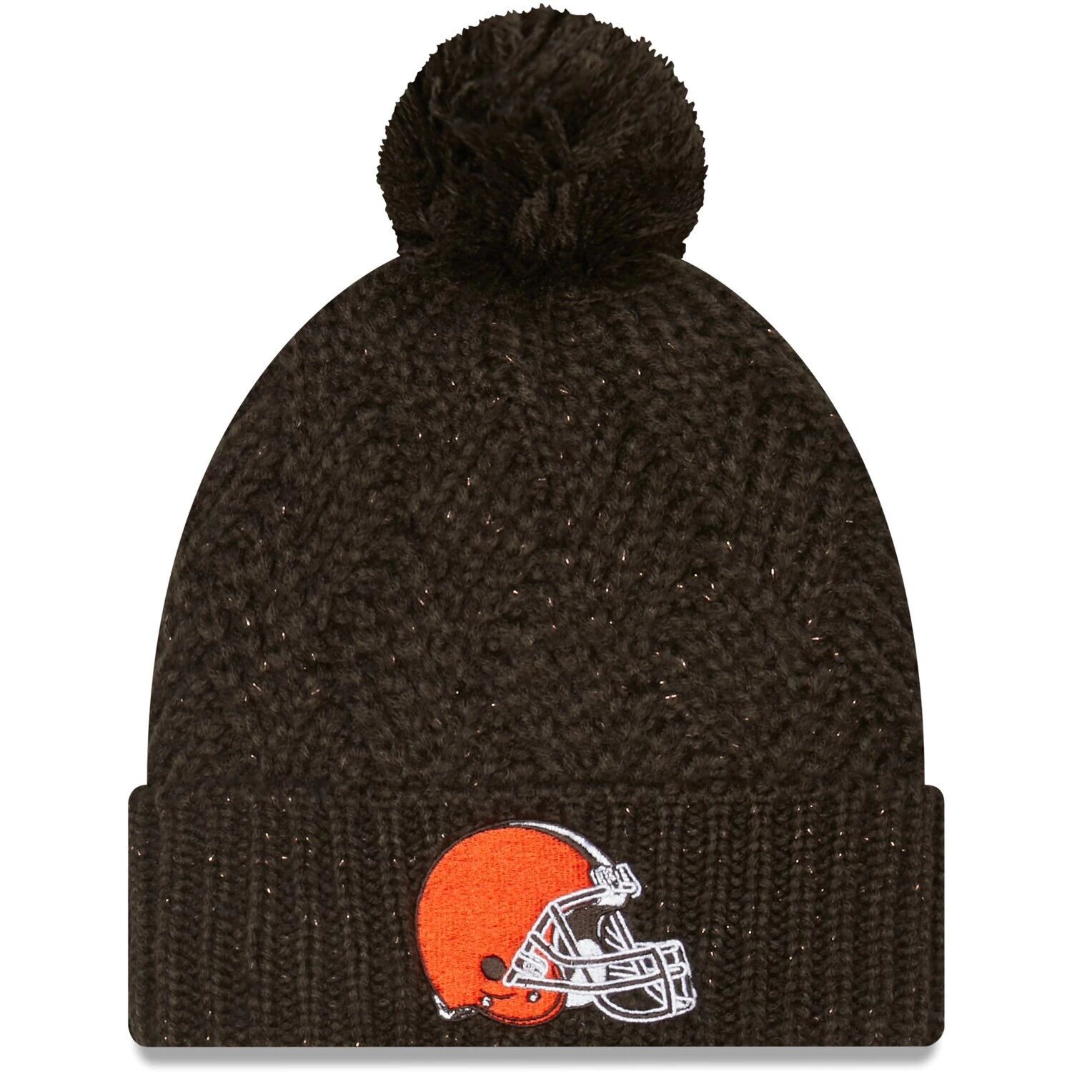 Женская коричневая вязаная шапка New Era Cleveland Browns Brisk с манжетами и помпоном New Era
Женская коричневая вязаная шапка New Era Cleveland Browns Brisk с манжетами и помпоном New Era