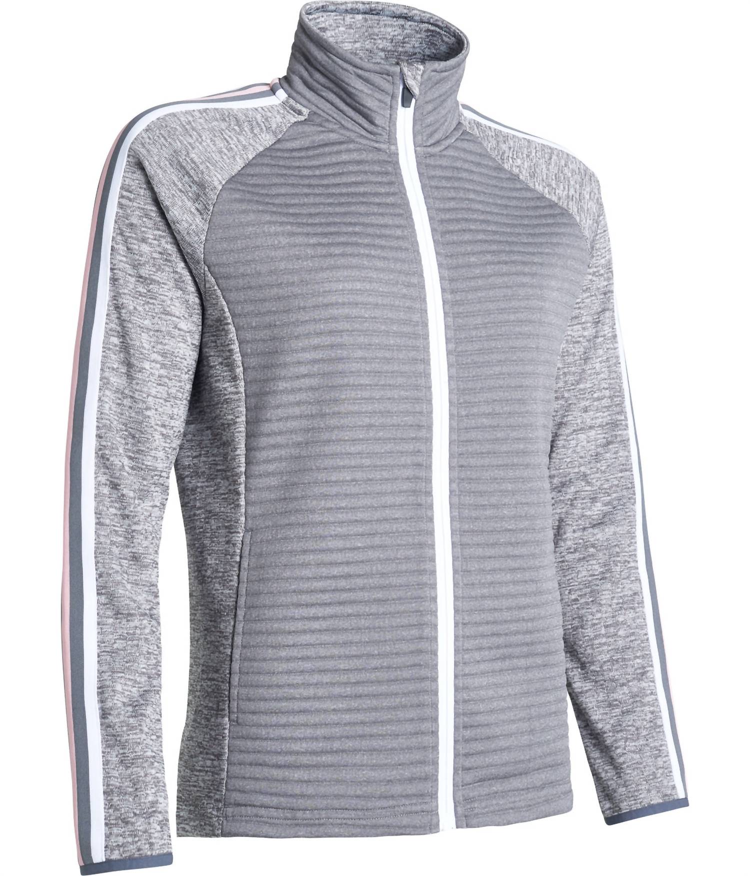 Женский кардиган Turnberry 3D Stripe Fullzip в цвете Granite Abacus Sportswear US
Женский кардиган Turnberry 3D Stripe Fullzip в цвете Granite Abacus Sportswear US