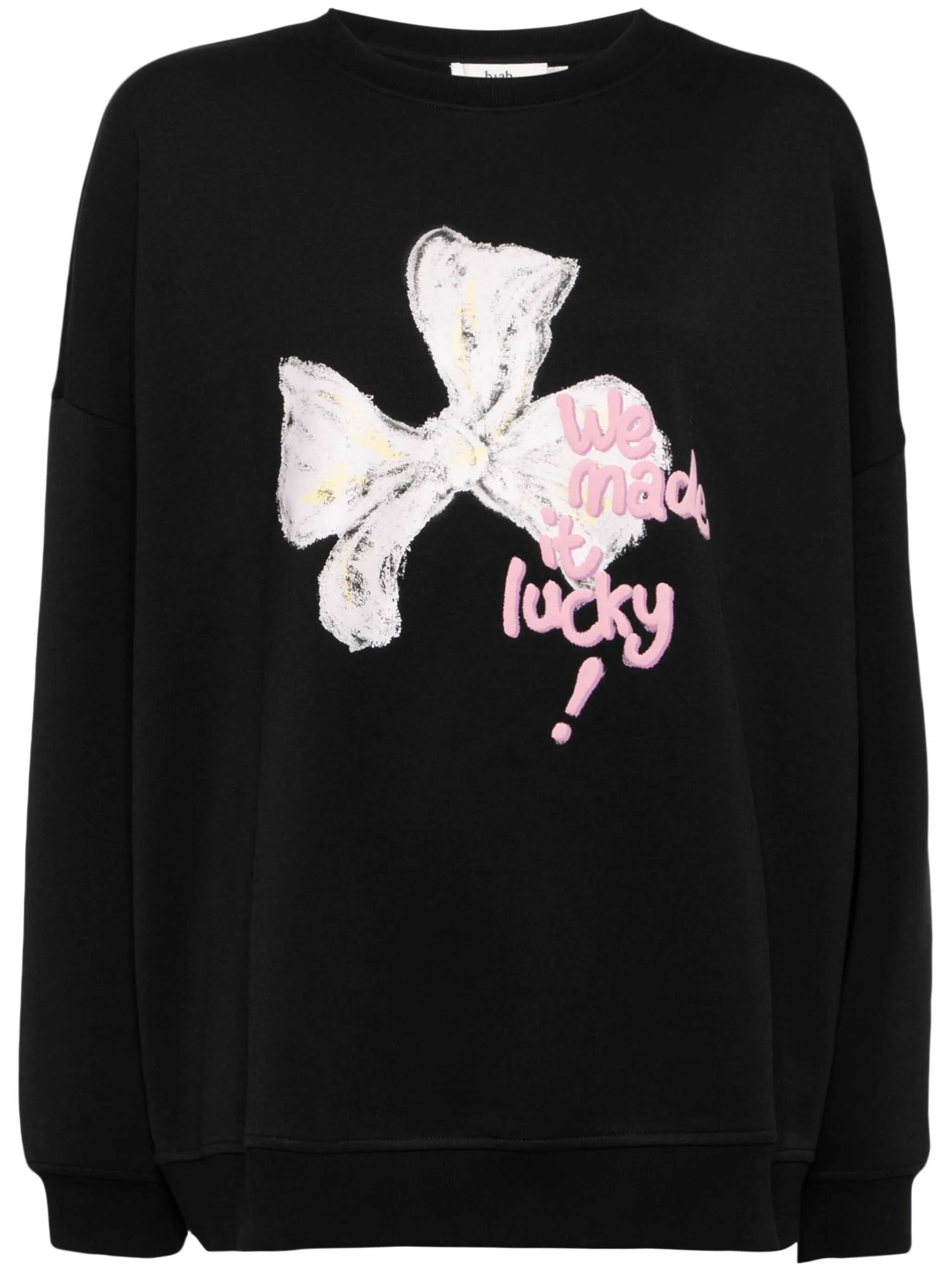 Толстовка с графичным принтом B+Ab, черный
Толстовка с графичным принтом B+Ab, черный