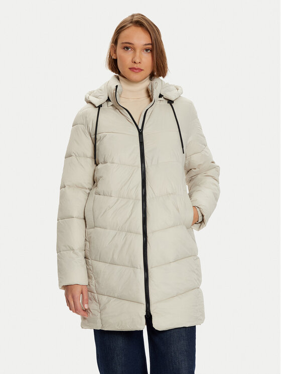Пуховик стандартного кроя Kaffe, бежевый
Пуховик стандартного кроя Kaffe, бежевый