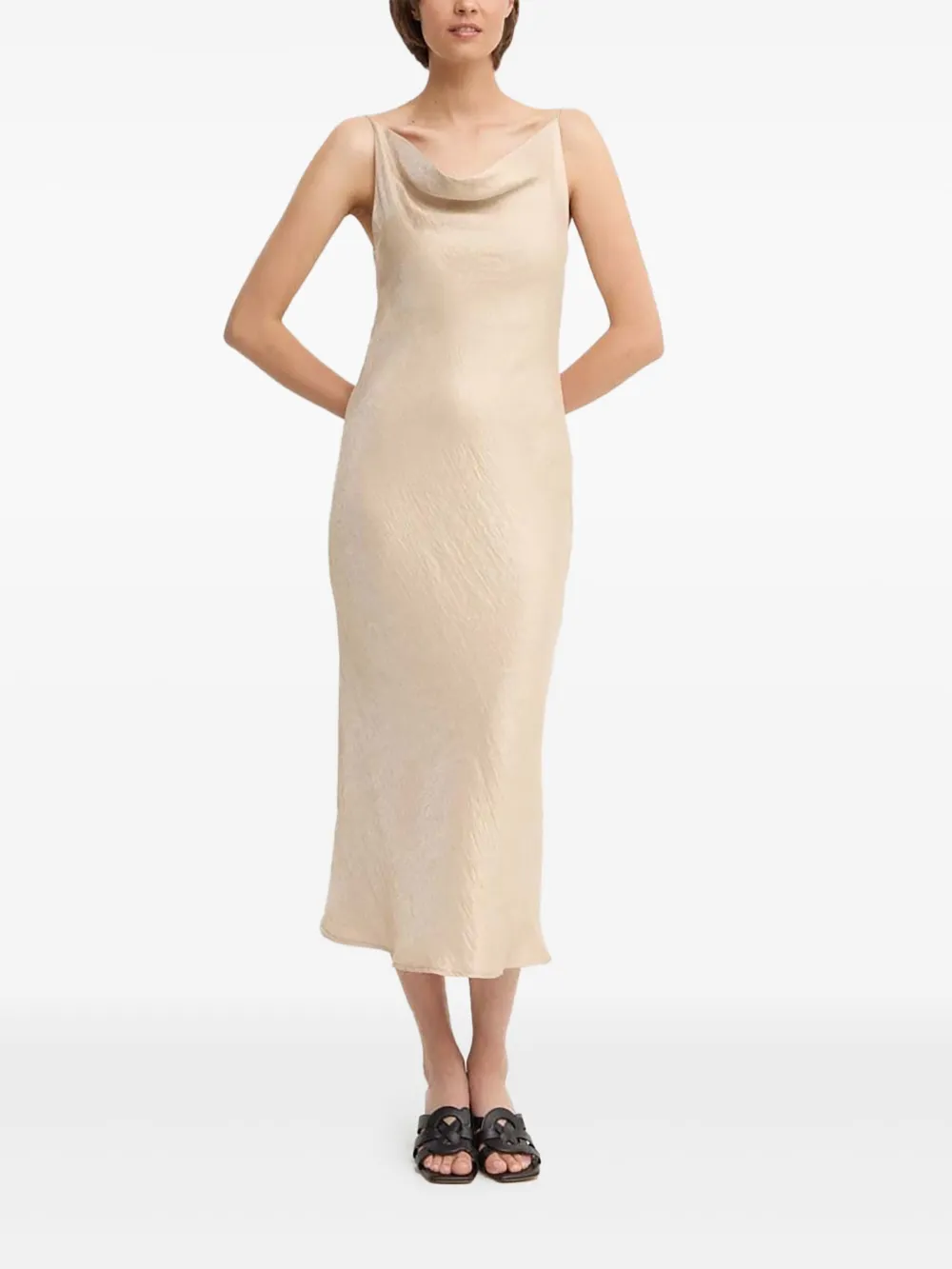 Платье миди с воротником-хомутом Sandro Ferrone, нейтральный
Платье миди с воротником-хомутом Sandro Ferrone, нейтральный